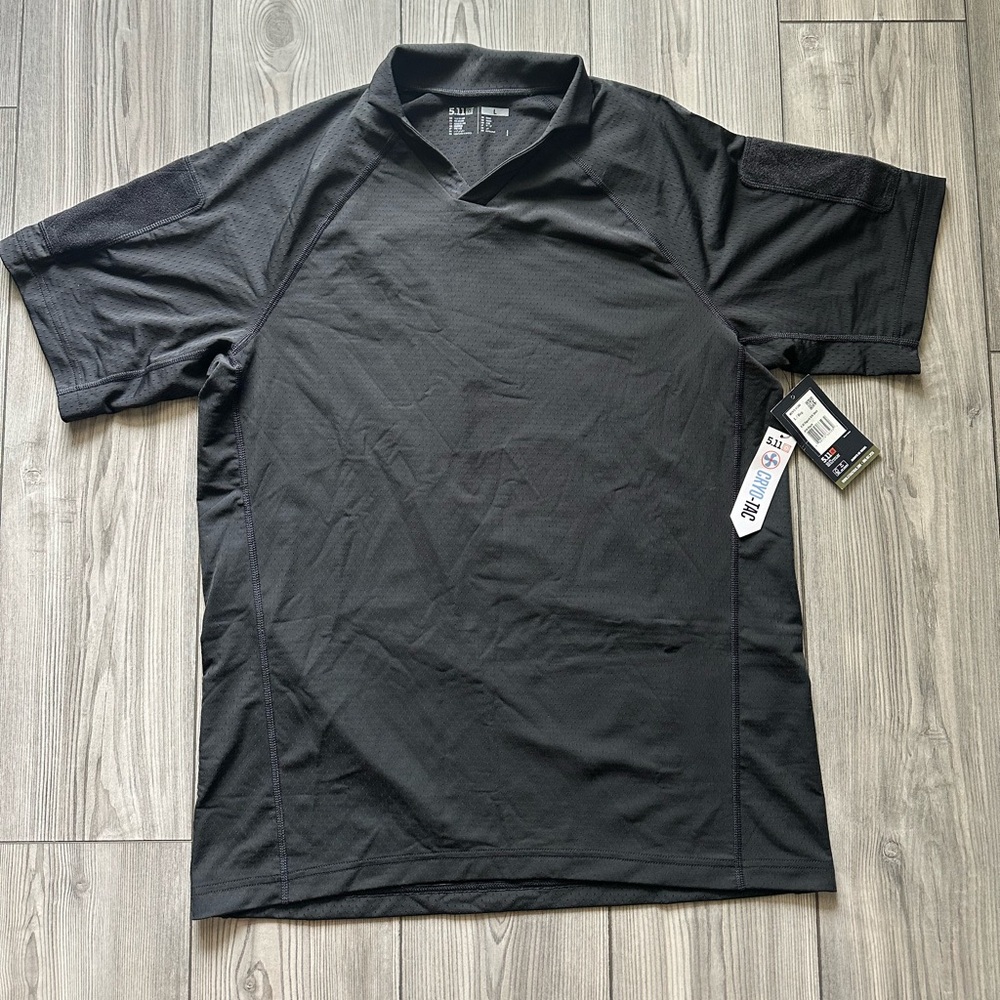 5.11 Tactical Black Polo Shirt